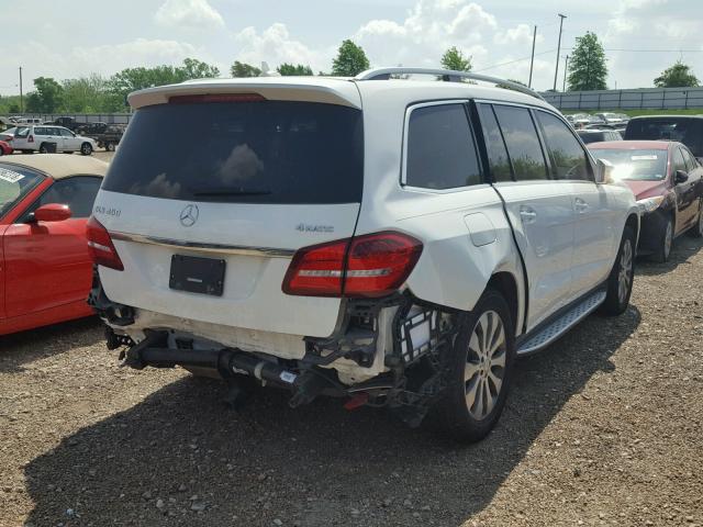 4JGDF6EE3HA790581 - 2017 MERCEDES-BENZ GLS 450 4M WHITE photo 4