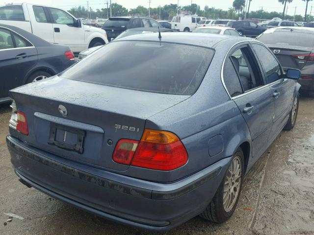 WBAAM5333XFR11472 - 1999 BMW 328I AUTOM TEAL photo 4