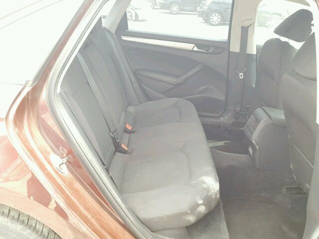 1VWAP7A32CC053445 - 2012 VOLKSWAGEN PASSAT S كستنائي صورة 6