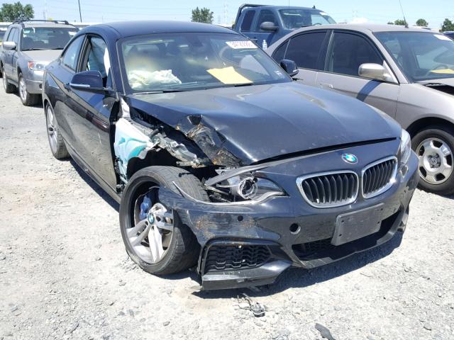 WBA1F5C57EVV99252 - 2014 BMW 228 I BLACK photo 1