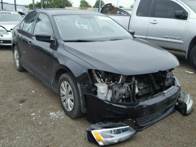 3VW2K7AJ1EM285652 - 2014 VOLKSWAGEN JETTA BASE 黑色 照片 1