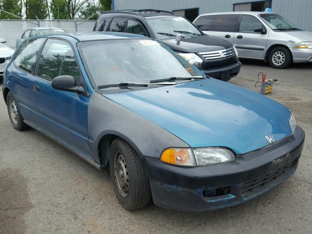 2HGEH235XSH504055 - 1995 HONDA CIVIC CX GREEN photo 1