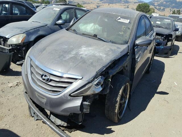 5NPEB4AC4DH654170 - 2013 HYUNDAI SONATA GLS CHARCOAL photo 2