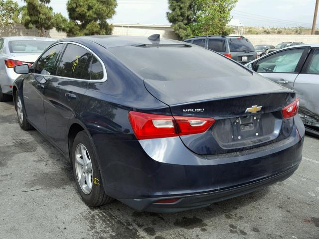 1G1ZB5ST6HF111692 - 2017 CHEVROLET MALIBU LS BLUE photo 3