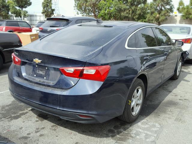 1G1ZB5ST6HF111692 - 2017 CHEVROLET MALIBU LS BLUE photo 4