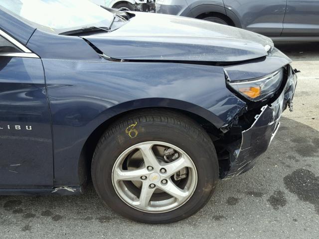 1G1ZB5ST6HF111692 - 2017 CHEVROLET MALIBU LS BLUE photo 9