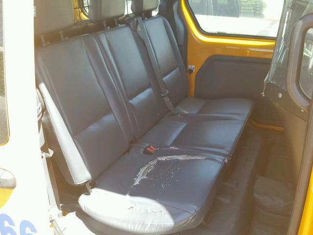 NM0KS9CN8BT069869 - 2011 FORD TRANSIT CO YELLOW photo 6