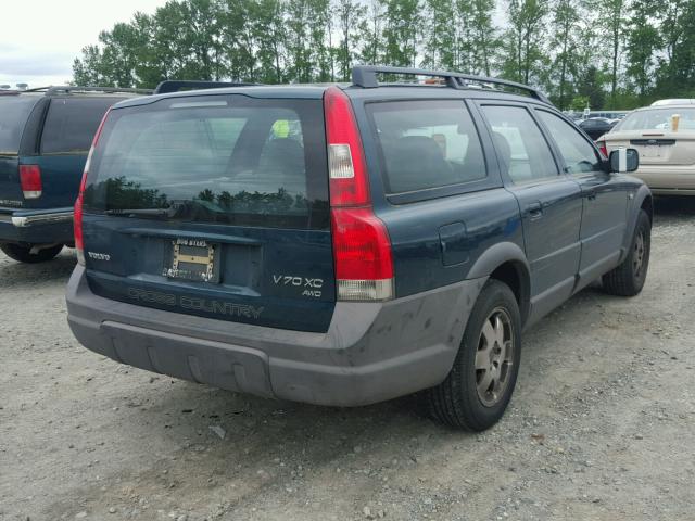 YV1SZ58D521054680 - 2002 VOLVO V70 XC GREEN photo 4