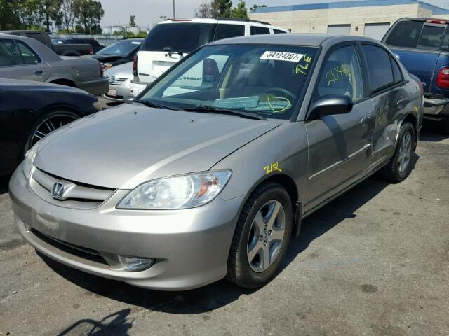 2HGES16504H583309 - 2004 HONDA CIVIC TAN photo 2