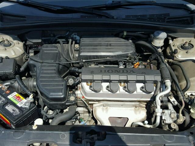 2HGES16504H583309 - 2004 HONDA CIVIC TAN photo 7