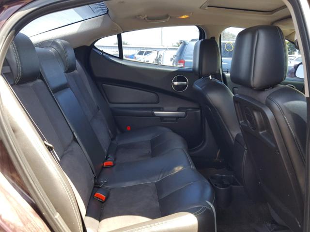 2G2WC58C261146270 - 2006 PONTIAC GRAND PRIX BURGUNDY photo 6