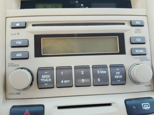 KNADE123376230913 - 2007 KIA RIO BASE BEIGE photo 9