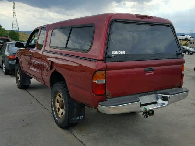 4TAUN73C9SZ060824 - 1995 TOYOTA TACOMA XTR MAROON photo 3