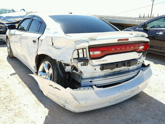 2C3CDXCT0CH178625 - 2012 DODGE CHARGER R/ WHITE photo 3