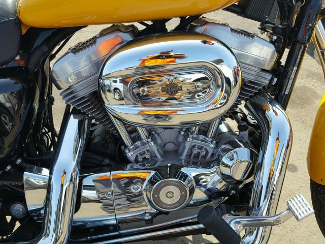 1HD4CJM175K415683 - 2005 HARLEY-DAVIDSON XL883 C YELLOW photo 7