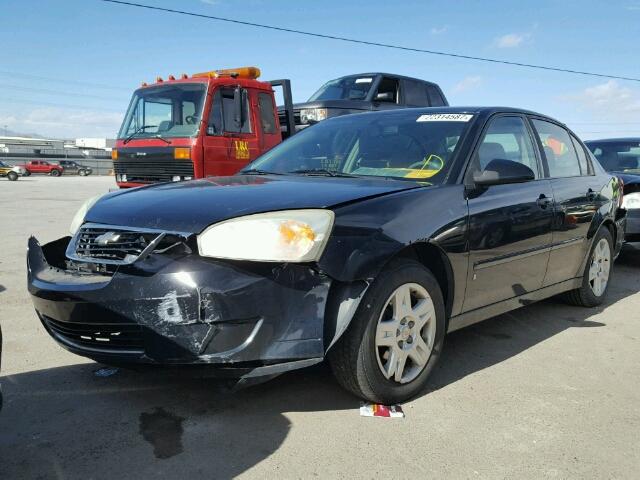 1G1ZT58F47F118833 - 2007 CHEVROLET MALIBU LT BLACK photo 2