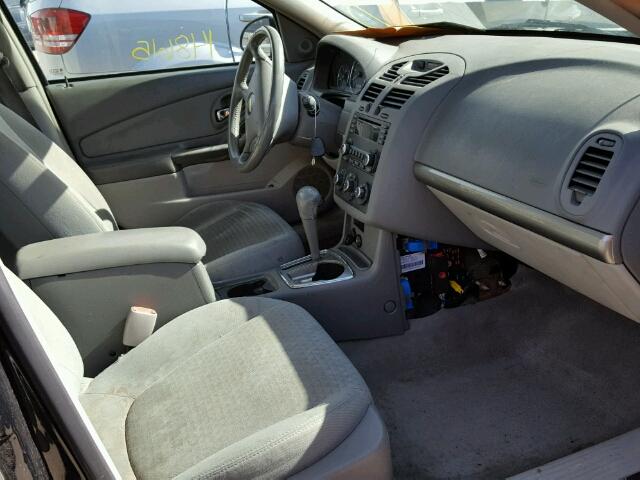 1G1ZT58F47F118833 - 2007 CHEVROLET MALIBU LT BLACK photo 5