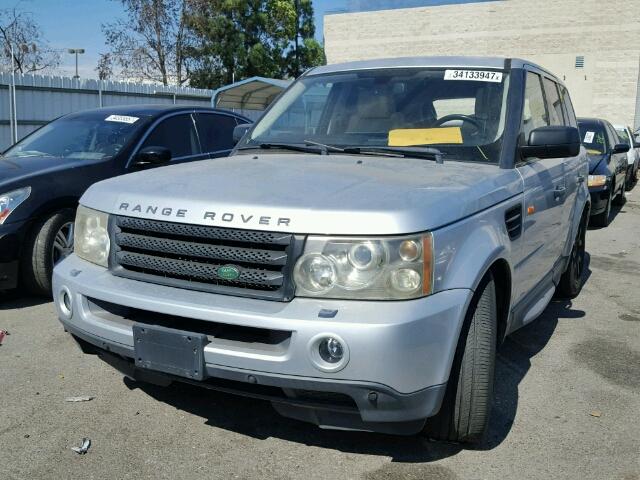 SALSF25437A113632 - 2007 LAND ROVER RANGE ROVE SILVER photo 2