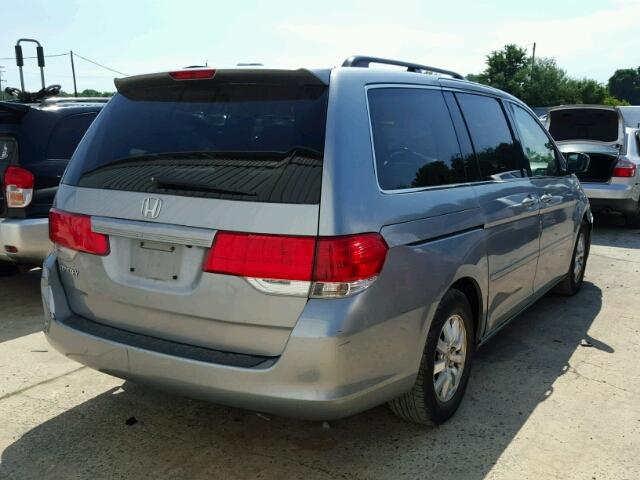 5FNRL38608B097805 - 2008 HONDA ODYSSEY EX SILVER photo 4