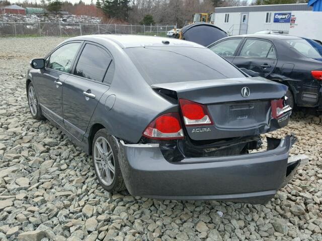 2HHFD56799H201854 - 2009 ACURA CSX TECHNO CHARCOAL photo 3