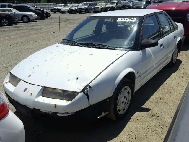 1G8ZF5590PZ105597 - 1993 SATURN SL WHITE photo 2