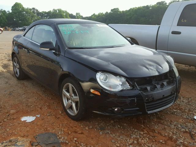 WVWDA71F67V036475 - 2007 VOLKSWAGEN EOS 2.0T S BLACK photo 1