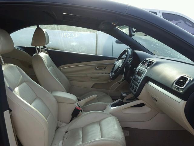 WVWDA71F67V036475 - 2007 VOLKSWAGEN EOS 2.0T S BLACK photo 5