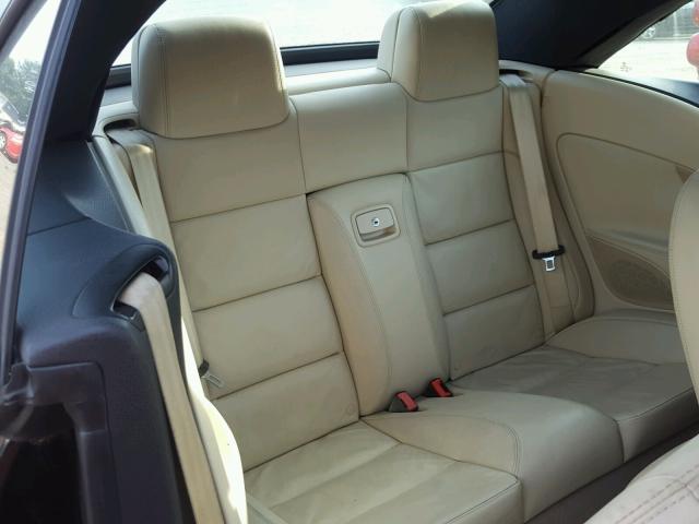 WVWDA71F67V036475 - 2007 VOLKSWAGEN EOS 2.0T S BLACK photo 6