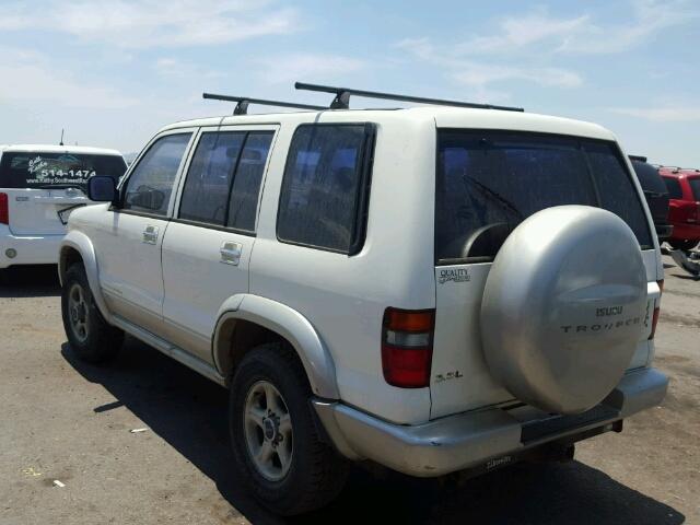 JACDJ58X1X7925819 - 1999 ISUZU TROOPER S WHITE photo 3