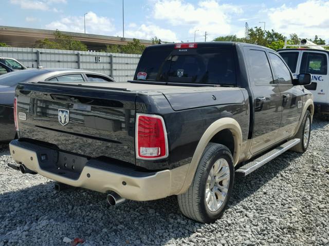 1C6RR6PT4DS647776 - 2013 RAM 1500 LONGH BLACK photo 4