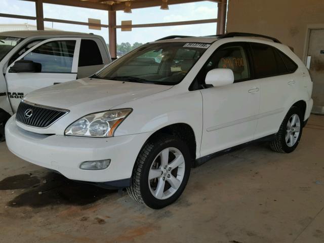 2T2GK31U87C012937 - 2007 LEXUS RX350 WHITE photo 2