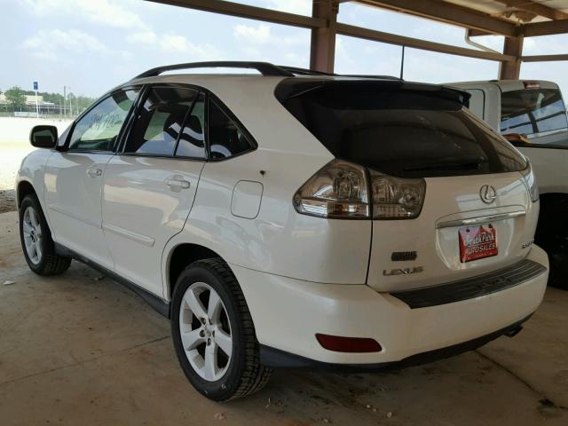 2T2GK31U87C012937 - 2007 LEXUS RX350 WHITE photo 3