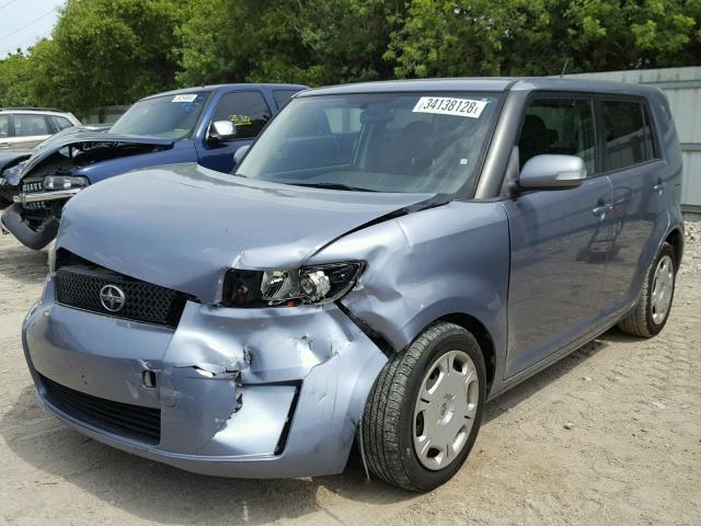 JTLKE50EX91090742 - 2009 TOYOTA SCION XB ლურჯი ფოტო 2