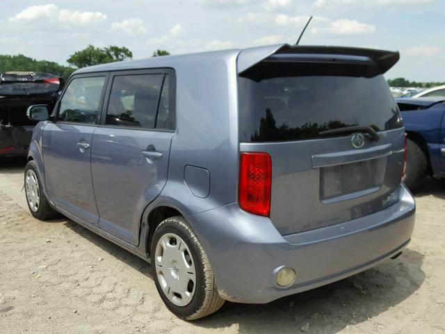JTLKE50EX91090742 - 2009 TOYOTA SCION XB ლურჯი ფოტო 3