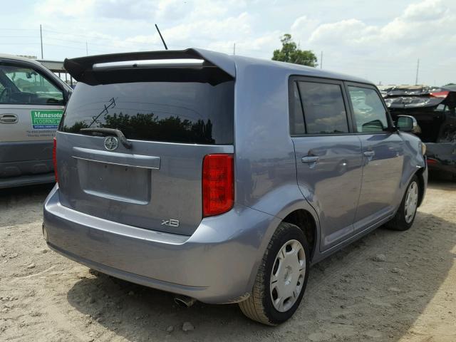 JTLKE50EX91090742 - 2009 TOYOTA SCION XB ლურჯი ფოტო 4