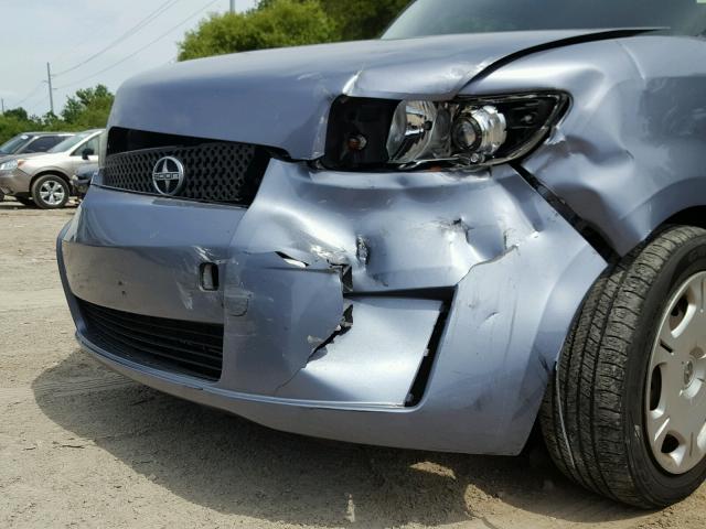 JTLKE50EX91090742 - 2009 TOYOTA SCION XB ლურჯი ფოტო 9