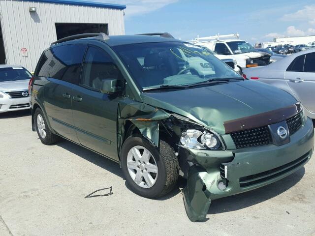 5N1BV28U14N365031 - 2004 NISSAN QUEST S GREEN photo 1