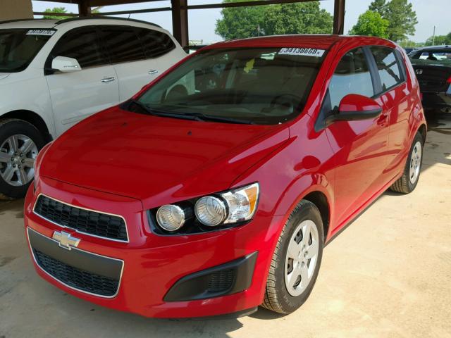 1G1JB6SH0D4156857 - 2013 CHEVROLET SONIC LS 红色 照片 2