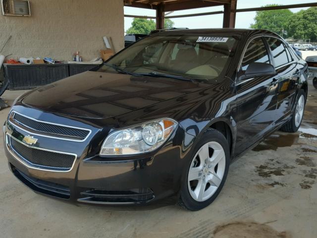 1G1ZB5E09CF155504 - 2012 CHEVROLET MALIBU LS BLACK photo 2