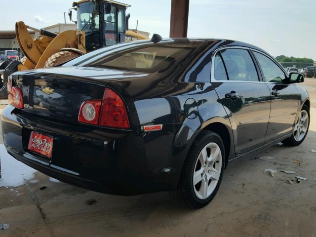 1G1ZB5E09CF155504 - 2012 CHEVROLET MALIBU LS BLACK photo 4