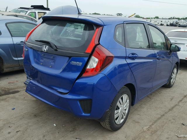 3HGGK5H52FM786364 - 2015 HONDA FIT LX BLUE photo 4