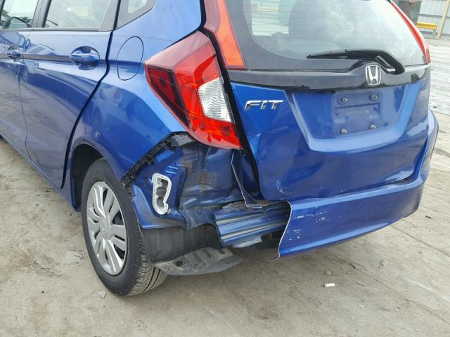 3HGGK5H52FM786364 - 2015 HONDA FIT LX BLUE photo 9