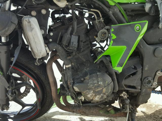 JKAEX8A11EA008885 - 2014 KAWASAKI EX300 A GREEN photo 7