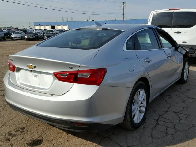 1G1ZE5ST6HF112025 - 2017 CHEVROLET MALIBU LT SILVER photo 4