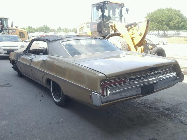 262398E184108 - 1968 PONTIAC BONNEVILLE GOLD photo 3