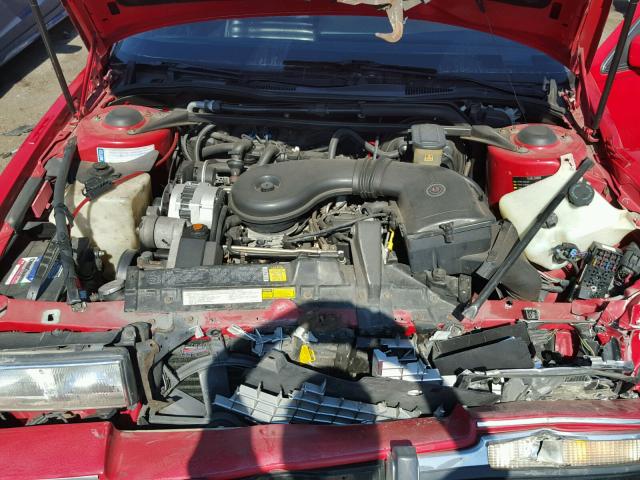 1G6EL1338LU620037 - 1990 CADILLAC ELDORADO RED photo 7