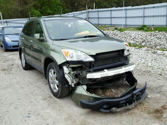 JHLRE38707C074722 - 2007 HONDA CR-V EXL GREEN photo 1