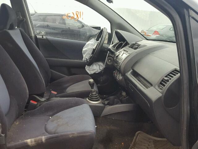 JHMGD376X7S034104 - 2007 HONDA FIT S 黑色 照片 5