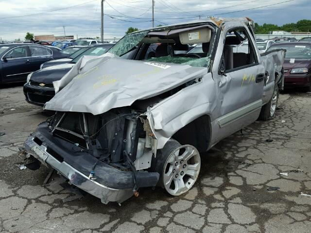 2GCEC19V551389375 - 2005 CHEVROLET SILVERADO SILVER photo 2