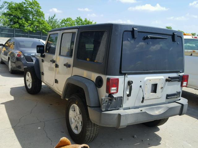 1J4GA59147L216506 - 2007 JEEP WRANGLER S SILVER photo 3